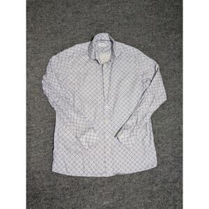Eton Shirt Mens Size XL 44 17.5 Contemporary Long Sleeve